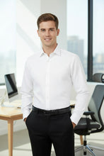 Cardi "Jamison" White Twill Spread Collar Dress Shirt