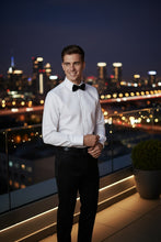 Cardi "Jamison" White Twill Spread Collar Dress Shirt