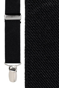 Cardi "Beckett" Kids Black Suspenders