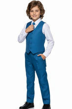 Little Tuxedos "Mason" Kids Cobalt Suit (5-Piece Set)