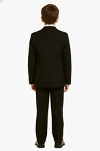 Little Tuxedos "Mason" Kids Dark Charcoal Suit (5-Piece Set)
