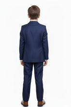 Little Tuxedos "Mason" Kids Indigo Suit (5-Piece Set)