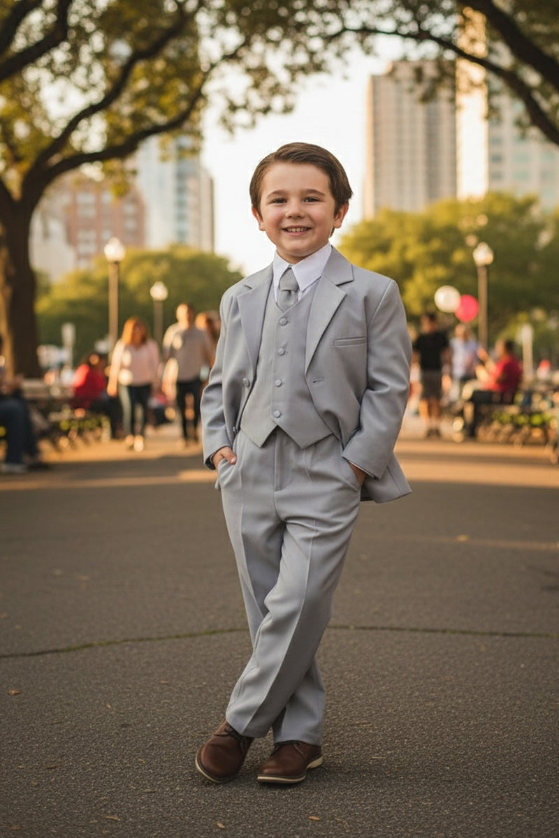 Grey Armani Suits For Kids Emporio Armani Kids Boys' Suit Grey