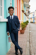Little Tuxedos "Mason" Kids Navy Suit (5-Piece Set)