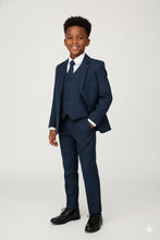 Little Tuxedos "Mason" Kids Navy Suit (5-Piece Set)