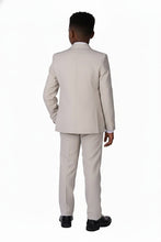 Little Tuxedos "Mason" Kids Tan Suit (5-Piece Set)