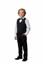 Little Tuxedos "Prodigy" Kids Black Tuxedo (5-Piece Set)