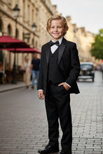 Little Tuxedos "Prodigy" Kids Black Tuxedo (5-Piece Set)