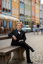 Little Tuxedos "Prodigy" Kids Black Tuxedo (5-Piece Set)