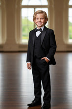 Little Tuxedos "Prodigy" Kids Black Tuxedo (5-Piece Set)