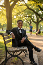 Little Tuxedos "Prodigy" Kids Dark Charcoal Tuxedo (5-Piece Set)