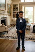 Little Tuxedos "Prodigy" Kids Navy Tuxedo (5-Piece Set)