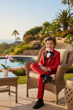 Little Tuxedos "Prodigy" Red Tuxedo (5-Piece Set)