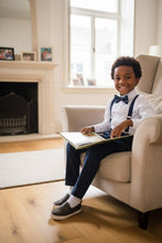 Little Tuxedos "Wyatt" Kids Navy 4-Piece Barn Wedding Set