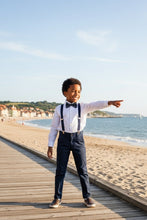 Little Tuxedos "Wyatt" Kids Navy 4-Piece Barn Wedding Set