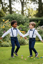 Little Tuxedos "Wyatt" Kids Navy 4-Piece Barn Wedding Set