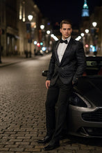 Xander Xiao "Monte Carlo" Black Tuxedo Jacket