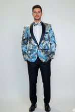 Xander Xiao "Monte Carlo" Blue Tuxedo Jacket