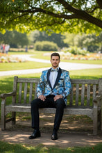 Xander Xiao "Monte Carlo" Blue Tuxedo Jacket