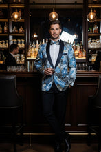 Xander Xiao "Monte Carlo" Blue Tuxedo Jacket