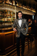 Xander Xiao "Mystic" Black & Gold Blazer Jacket