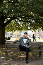 Xander Xiao "Mystic" Black & Gold Blazer Jacket