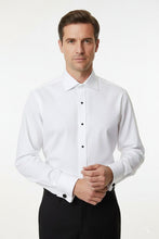Cardi "Richard" White Spread Collar Shirt