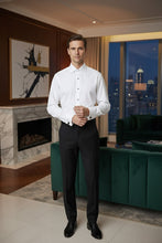 Cardi "Richard" White Spread Collar Shirt