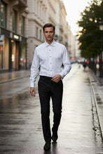 Cardi "Richard" White Spread Collar Shirt