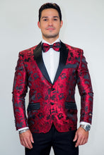 Xander Xiao "Amsterdam" Red Tuxedo Jacket