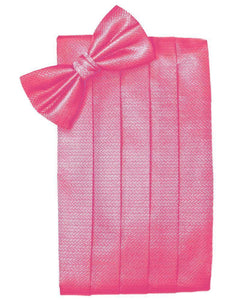 Cardi Bubblegum Herringbone Cummerbund