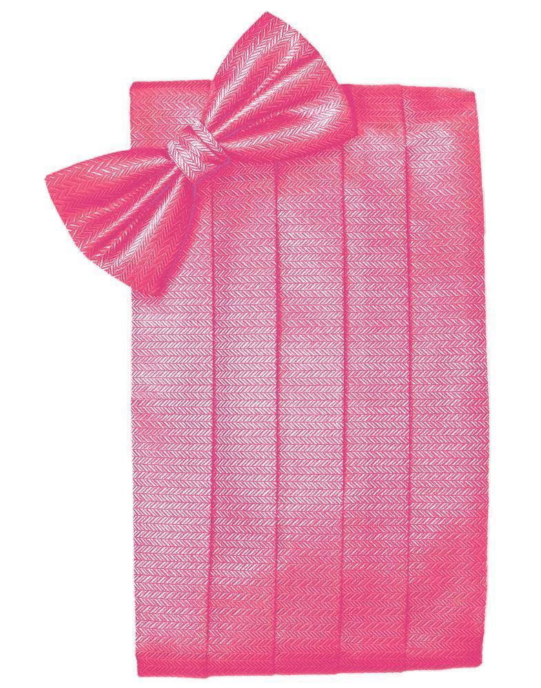 Cardi Bubblegum Herringbone Cummerbund