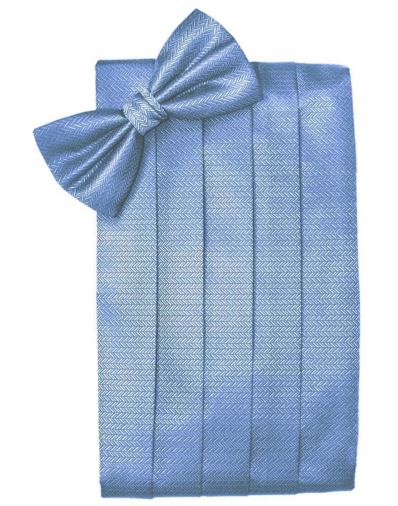 Teal Herringbone Kids Cummerbund Teal Herringbone Kids Cummerbund