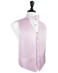 Cardi Pink Herringbone Tuxedo Vest