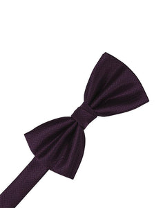 Cardi Raisin Herringbone Bow Tie