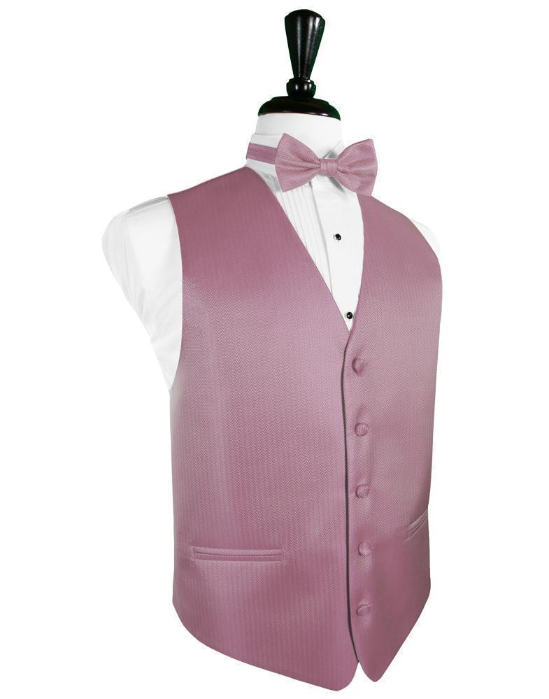 Rose Herringbone Tuxedo Vest Rose Herringbone Tuxedo Vest