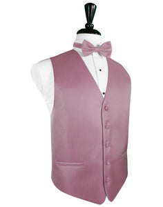 Cardi Rose Herringbone Tuxedo Vest