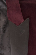 BLACKTIE "Liam" Merlot Velvet Jacket