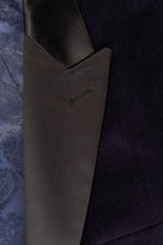 BLACKTIE "Liam" Navy Velvet Jacket