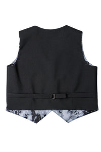 Little Tuxedos "Mason" Kids Charcoal Suit (5-Piece Set)