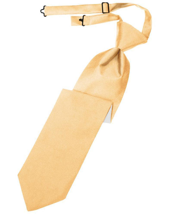 Cardi Apricot Luxury Satin Kids Necktie