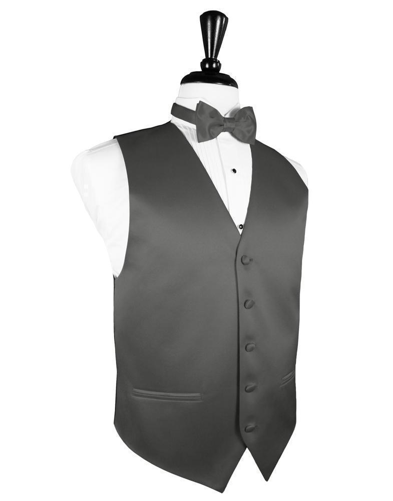 Charcoal Luxury Satin Cravat Charcoal Luxury Satin Cravat