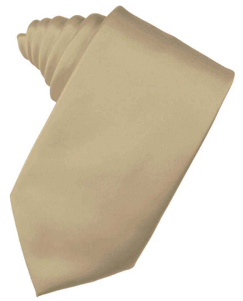Cardi Self Tie New Gold Luxury Satin Necktie