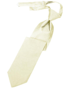 Cardi Pre-Tied Ivory Luxury Satin Necktie
