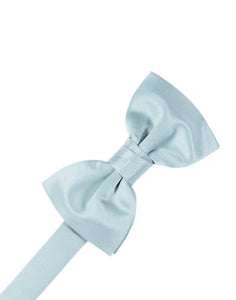 Cardi Light Blue Luxury Satin Kids Bow Tie