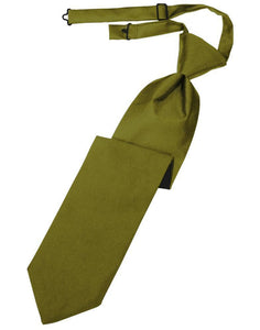 Cardi Pre-Tied Moss Luxury Satin Necktie