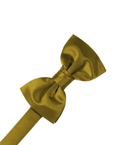 Cardi New Gold Luxury Satin Kids Bow Tie