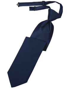 Cardi Peacock Luxury Satin Kids Necktie