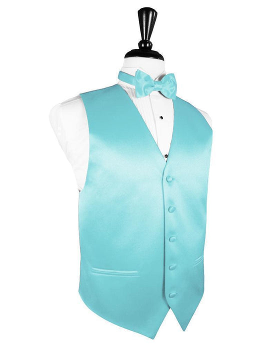 Cardi Pool Luxury Satin Tuxedo Vest