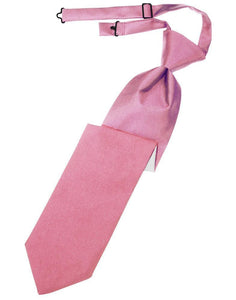 Cardi Pre-Tied Rose Petal Luxury Satin Necktie